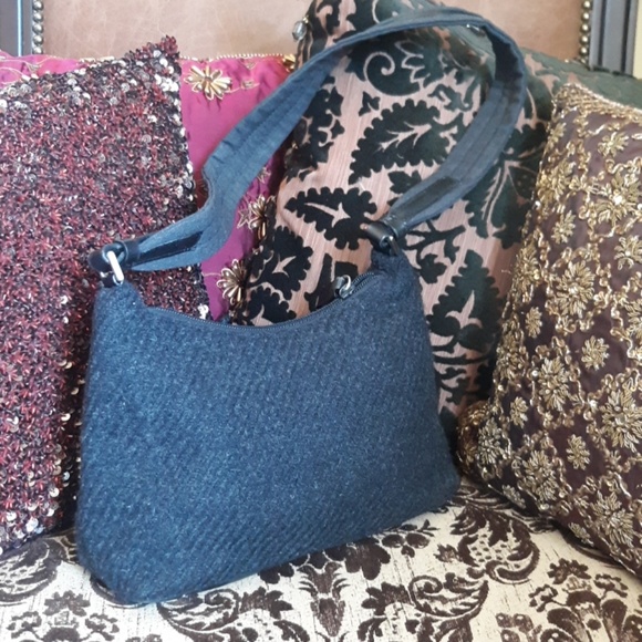 RARE!❤PRADA PERSIAN LAMB FUR/WOOL BAG - Picture 4 of 7